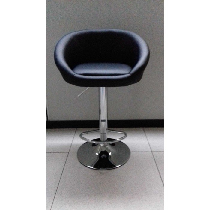 DISCO - Sgabello poltrona bar ecopelle (pelle ecologica) casa, ufficio, bar, ristorante, hotel, salone parrucchiere