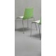 ZEBRA BICOLORE - Sedia contract Impilabile Polimero bar ristorante hotel SCAB DESIGN