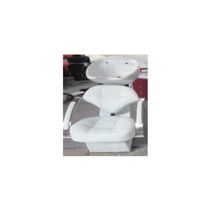Poltrona lavatesta LF-961 a 1 posto (shampoo bed) ceramica uso professionale salone parrucchiere