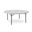 Noleggio Tavolo rotondo diam.150cm, pieghevole per catering, feste, eventi