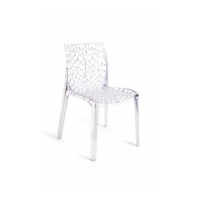 GRUVYER C - Sedia contract Impilabile in Policarbonato da esterno ed interno per bar,ristorante,piscina,hotel GRAND SOLEIL