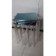 Q70/4G - Tavolo alluminio 70x70 a 4 piedi, bar ristorante hotel