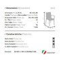 BISTROT -  POLTRONA  IN POLIPROPILENE SIMIL RATTAN IMPILABILE DA ESTERNO PER   HOTEL GRAND SOLEIL