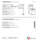 Olimpia - Sedia  singola polipropilene Impilabile bar ristorante hotel certificata per uso locali