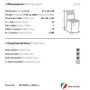 PARIS - SEDIA IN POLIPROPILENE IMPILABILE DA ESTERNO PER BAR, RISTORANTE, PISCINA, HOTEL GRAND SOLEIL