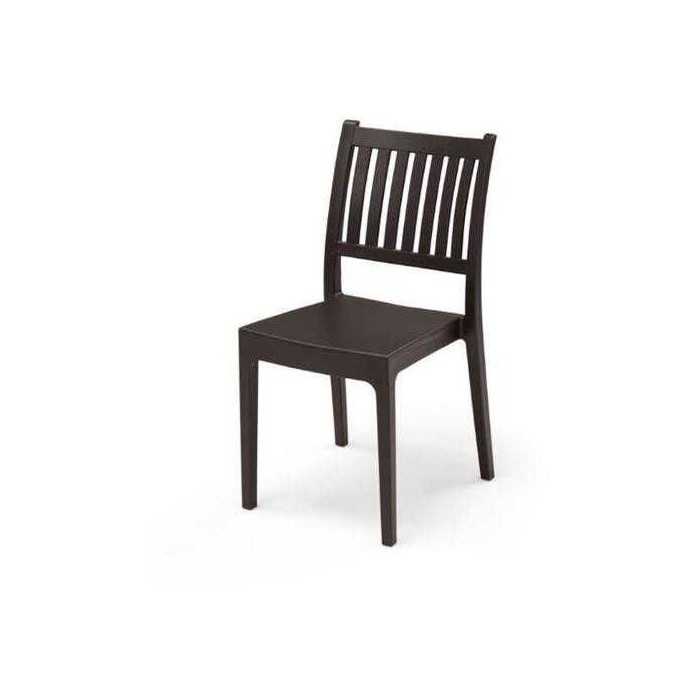 Minerva - Sedia bar polipropilene Impilabile giardino casa ristorante albergo hotel-CATAS