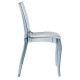 Sedia singola Cristal light Impilabile policarbonato bar ristorante hotel GRANDSOLEIL