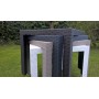 BOHEME - Tavolo contract quadrato 90X90 in polyrattan per giardino, bar, ristorante, pizzeria Grand Soleil