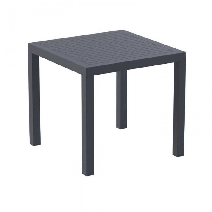 Ares 90 - Tavolo singolo 90x90xH74cm polipropilene da esterno giardino bar ristorante certificato per uso locali