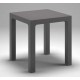 Ares 90 - Tavolo singolo 90x90xH74cm polipropilene da esterno giardino bar ristorante certificato per uso locali