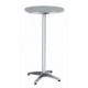 R60 A/H110 - Tavolo alto alluminio bar diam.60 gamba centr. bar ristorante albergo