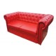 Chester - Divano e poltrona Chesterfield personalizzati ecopelle (pelle ecologica) tessuto velluto