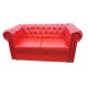 Chester - Divano e poltrona Chesterfield personalizzati ecopelle (pelle ecologica) tessuto velluto