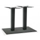 BASE MARTE 2Q-BM H72 - DOPPIA BASE IN FERRO (GHISA) PIANO 120X60, 120X80cm BAR RISTORANTE ALBERGO
