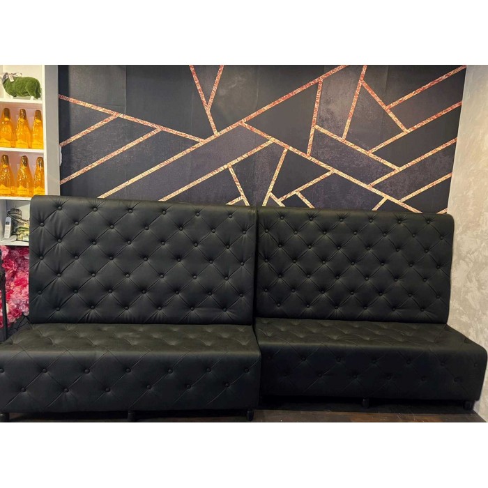 Laura - Divanetto bar poltroncina Contract personalizzati per locali in similpelle, tessuto