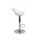 CIAMBELLA - Sgabello bar in ABS gamba cromata per casa, ufficio, bar, ristorante, hotel