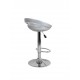 CIAMBELLA - Sgabello bar in ABS gamba cromata per casa, ufficio, bar, ristorante, hotel