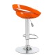 CIAMBELLA - Sgabello bar in ABS gamba cromata per casa, ufficio, bar, ristorante, hotel
