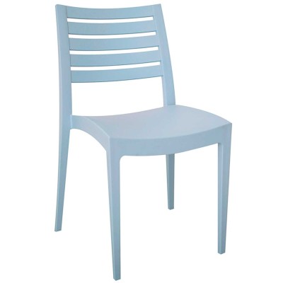 BOHEME - SEDIA IN POLIPROPILENE SIMIL RATTAN IMPILABILE DA ESTERNO PER BAR, RISTORANTE, PISCINA, HOTEL GRAND SOLEIL