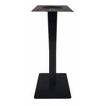 ALFA H108 - base in metallo nera moderna per piani tavolo rotondo o quadrato bar, ristorante, albergo