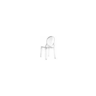 Chantal Chair - Sedia Impilabile policarbonato trasparente