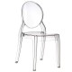Chantal Chair - Sedia Impilabile policarbonato trasparente