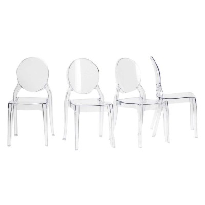 Chantal Chair - Sedia Impilabile policarbonato trasparente