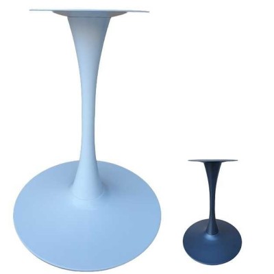 Tulip - Base, gamba in fusione d'alluminio colore bianco H75cm, bar, ristorante, pub, albergo
