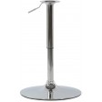 Saturno R 92- 107 - Base rotonda in acciaio cromato altezza regolabile circa 92-107cm bar, ristorante, pub, albergo