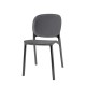 HUG 2380 - Sedia Impilabile contract bar ristorante polipropilene SCAB DESIGN certificata CAM e CATAS