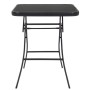 Metal A - Tavolo alto stile industriale simil Tolix 60x60xH108cm casa bar ristorante catering albergo