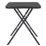 Metal A - Tavolo alto stile industriale simil Tolix 60x60xH108cm casa bar ristorante catering albergo