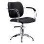 Sedia poltrona parrucchiere professionale mod.Red alzabile salone parrucchiere