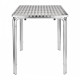 Q60/4G - Tavolo alluminio impilabile quadrato a 4 gambe bar ristorante hotel