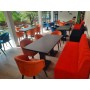 Dali - Divanetto bar poltroncina Contract personalizzati per locali in ecopelle, tessuto, velluto
