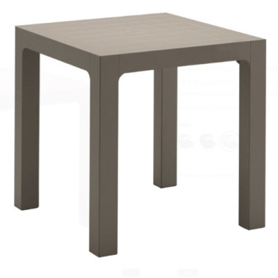 BOHEME - Tavolo contract quadrato 90X90 in polyrattan per giardino, bar, ristorante, pizzeria Grand Soleil