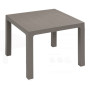BOHEME - Tavolo contract quadrato 90X90 in polyrattan per giardino, bar, ristorante, pizzeria Grand Soleil