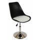 Tulip - Sedia sgabello replica design Eero Saarinen polipropilene,base cromata casa,ufficio,sala d'attesa,sala conferenze