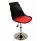 Tulip - Sedia sgabello replica design Eero Saarinen polipropilene,base cromata casa,ufficio,sala d'attesa,sala conferenze