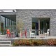 SAI - SEDIA ERGONOMICA IN POLIPROPILENE IMPILABILE DA ESTERNO PER BAR, RISTORANTE, PISCINA, HOTEL SCAB DESIGN