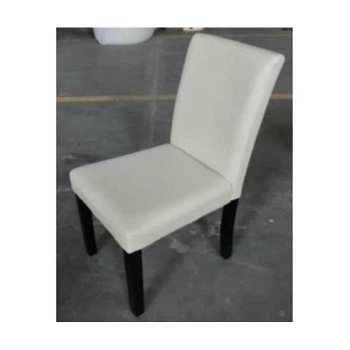 Mude Extra - Sedia in legno massello ed ecopelle (pelle ecologica) lucida bar, ristorante, pizzeria, albergo