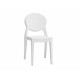 IGLOO CHAIR - Sedia contract Impilabile in Policarbonato da esterno ed interno per bar,ristorante,piscina,hotel SCAB DESIGN