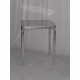 Q60-4G - TAVOLO IN ALLUMINIO QUADRATO A QUATTRO GAMBE PER BAR, RISTORANTE, PISCINA, HOTEL, ALBERGO