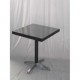 SIVIGLIA - TAVOLO 60X60 e 70x70 CON BASE E STRUTTURA IN ALLUMINIO INTRECCIATA IN SIMIL RATTAN