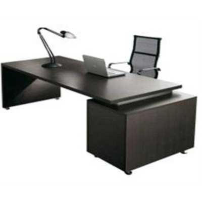 OPERA - Scrivania contract office direzionale in legno nobilitato melaminico per ufficio, studio, hotel, albergo