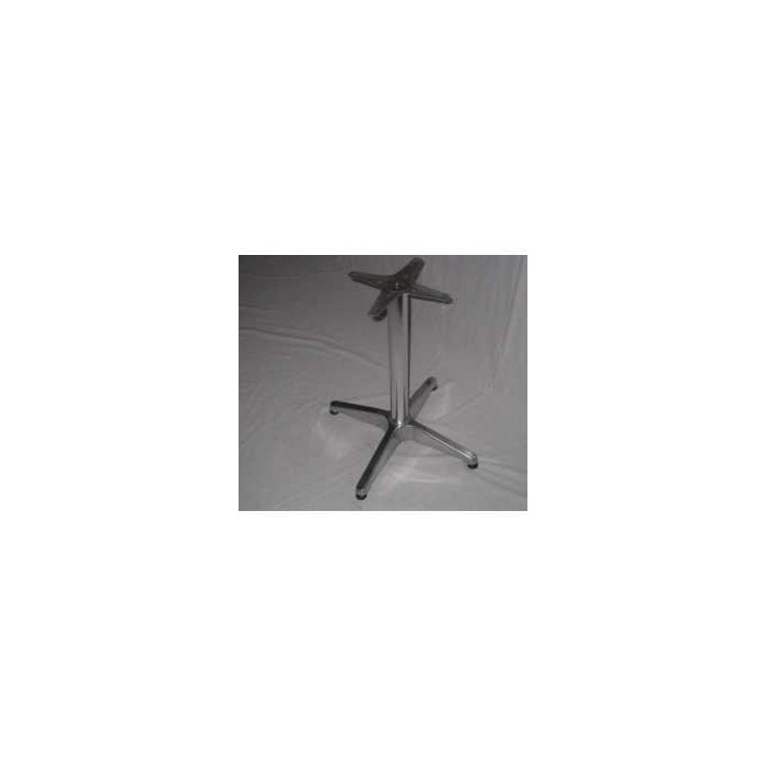 Base rinforzata pieghevole H 68 cm in alluminio per piani tavoli bar, ristorante, pub, albergo
